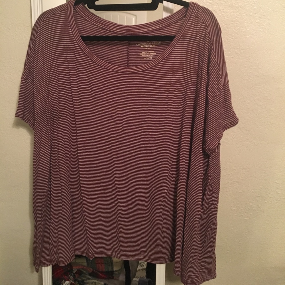 american eagle flowy top